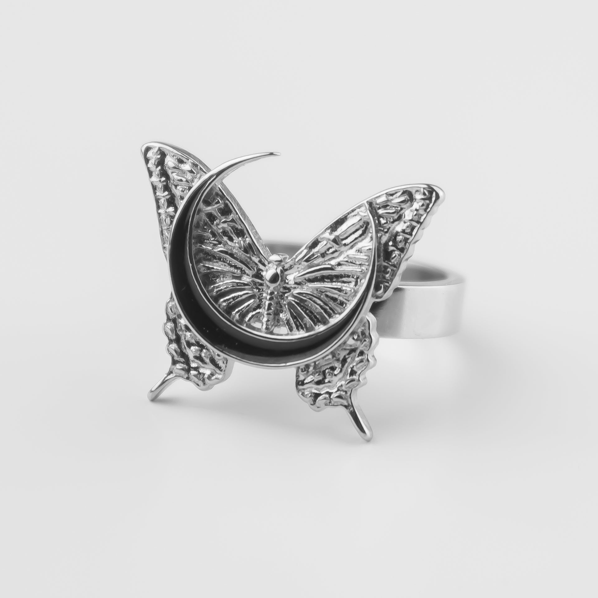 Moonlight Butterfly Ring